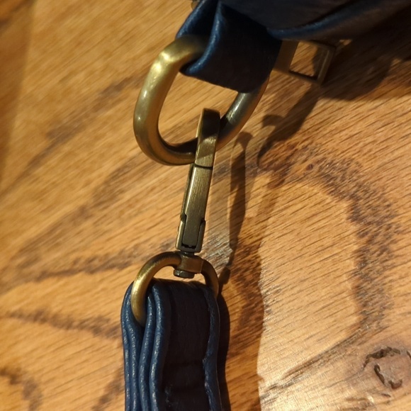 Dark Blue Joy Susan Faux Leather Crossbody Navy Blue Purse - Picture 8 of 8